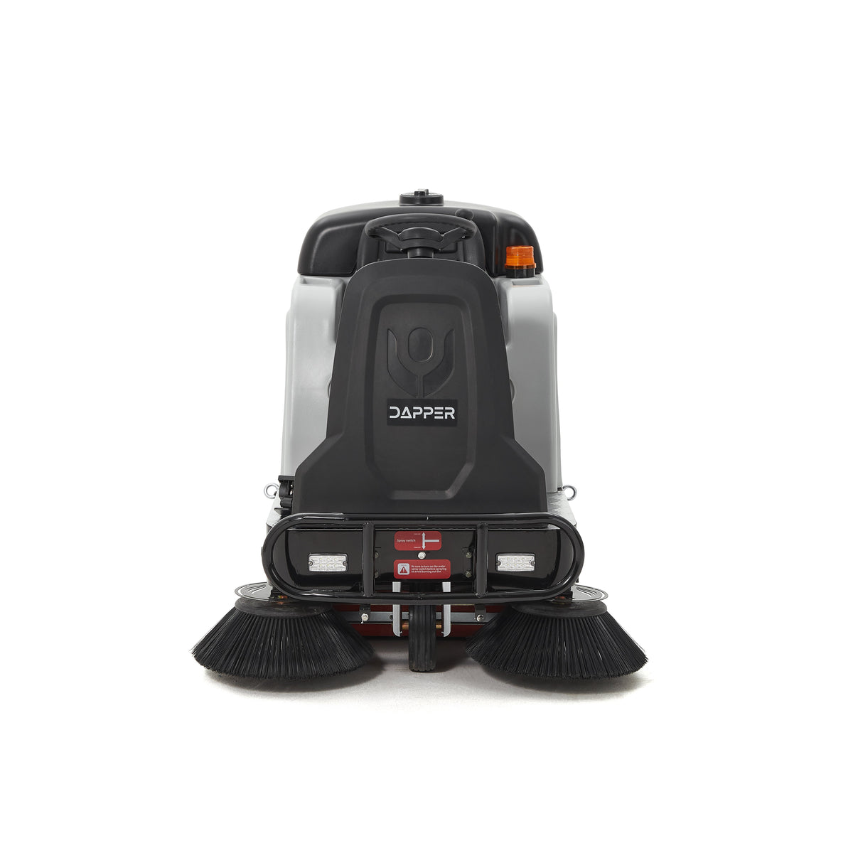 Ride-On Floor Sweeper 49" Sweeping Width 25 Gal 77,500 sq ft/hr 6 MPH