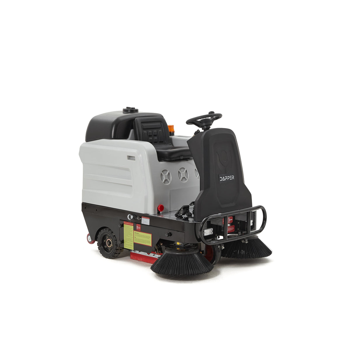 Ride-On Floor Sweeper 49" Sweeping Width 25 Gal 77,500 sq ft/hr 6 MPH