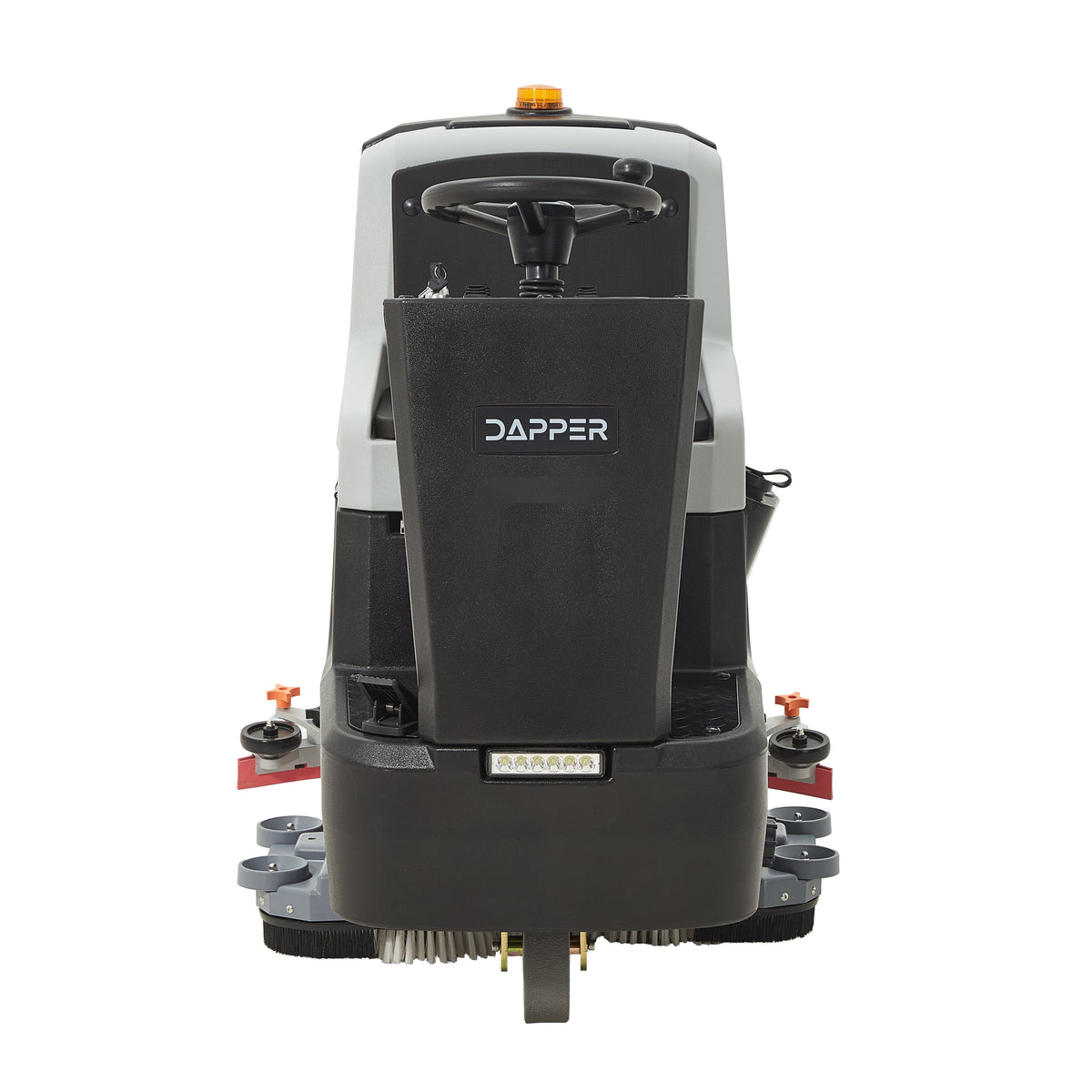 Battery Powered Ride-On Floor Scrubber Machine, 30" Brush, 39" Squeegee