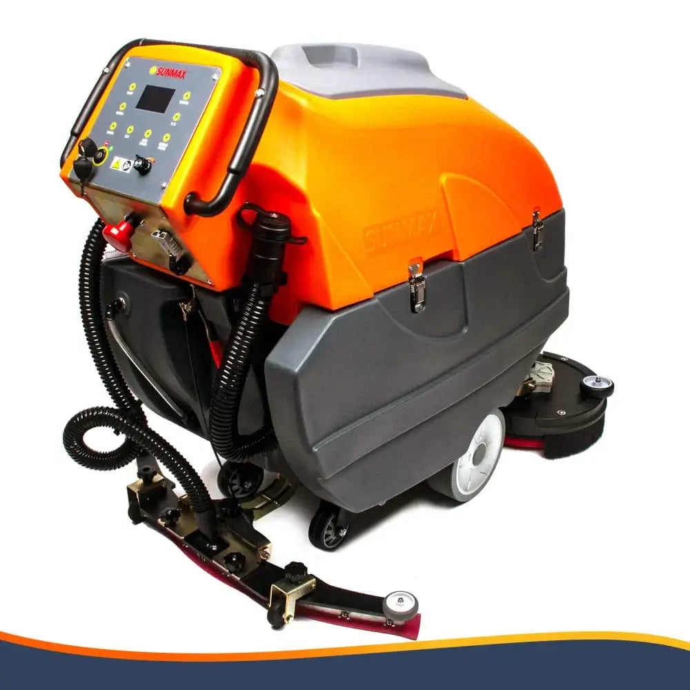 RT120 34" Self-Propelled Floor Scrubber Machine, 33-gal Tank, 75,000 sqft/h