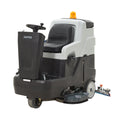 Battery Powered Ride-On Floor Scrubber Machine, 38" Brush, 48" Squeegee