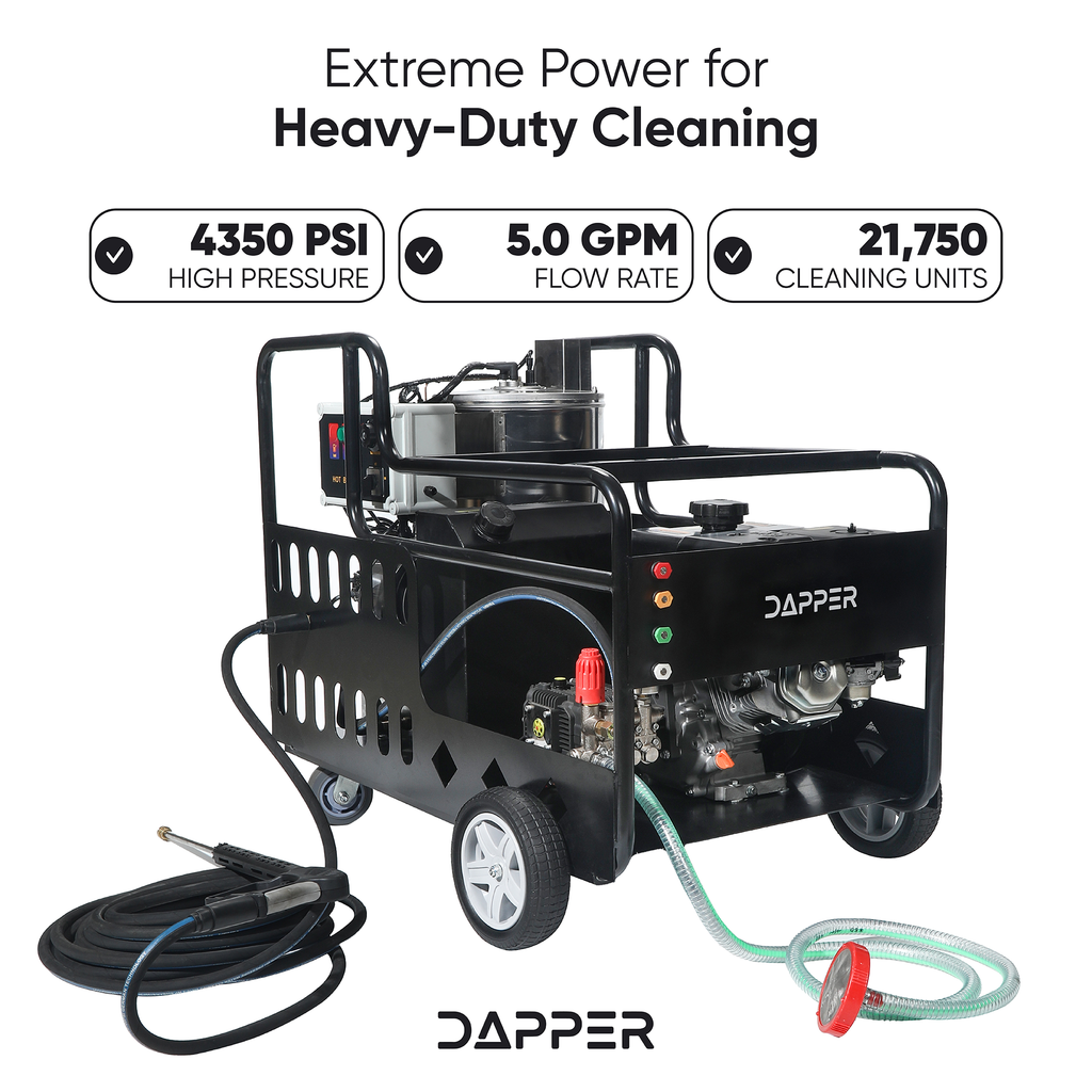4350 PSI Hot Water Gas Pressure Washer
