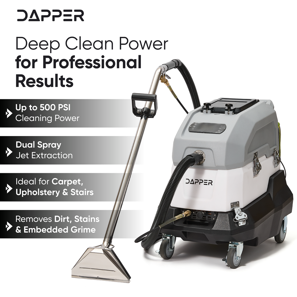 Hot Water Carpet and Upholstery Extractor Machine 8 Gal Tank