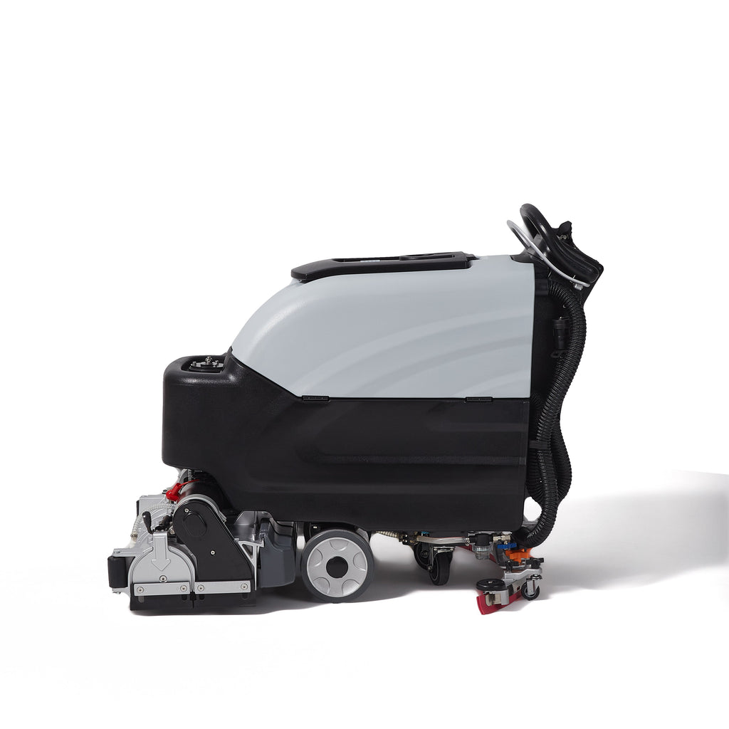 Self Propelled Sweep & Scrub Floor Cleaning Machine 25" Brush 35" Squeegee