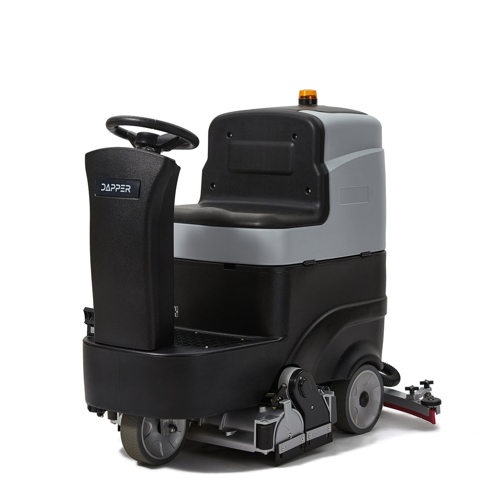 Ride on Sweep & Scrub Floor Cleaning Machine 25.5 in. Cleaning Path, 39.5 in. Squeegee