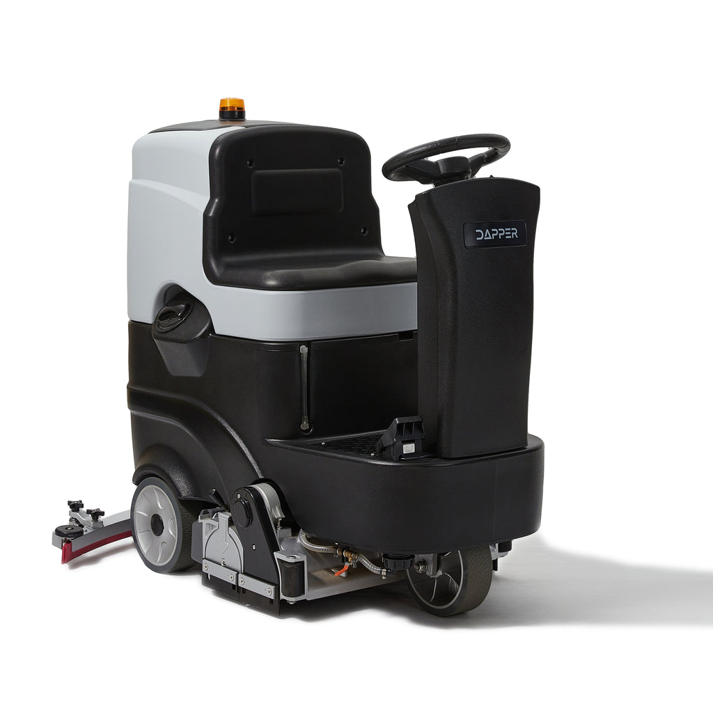 Ride on Sweep & Scrub Floor Cleaning Machine 25.5 in. Cleaning Path, 39.5 in. Squeegee