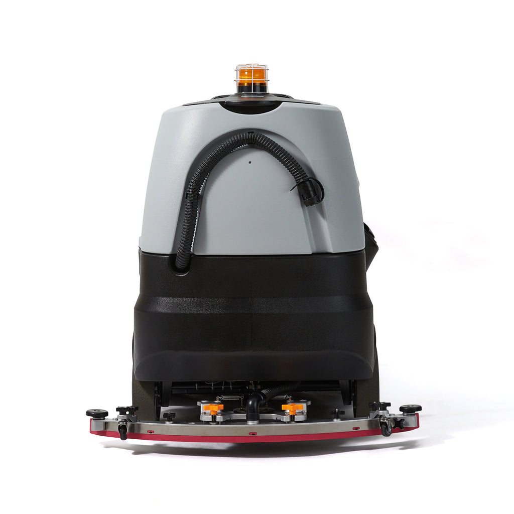 Ride on Sweep & Scrub Floor Cleaning Machine 31.5 in. Cleaning Path, 47 in. Squeegee
