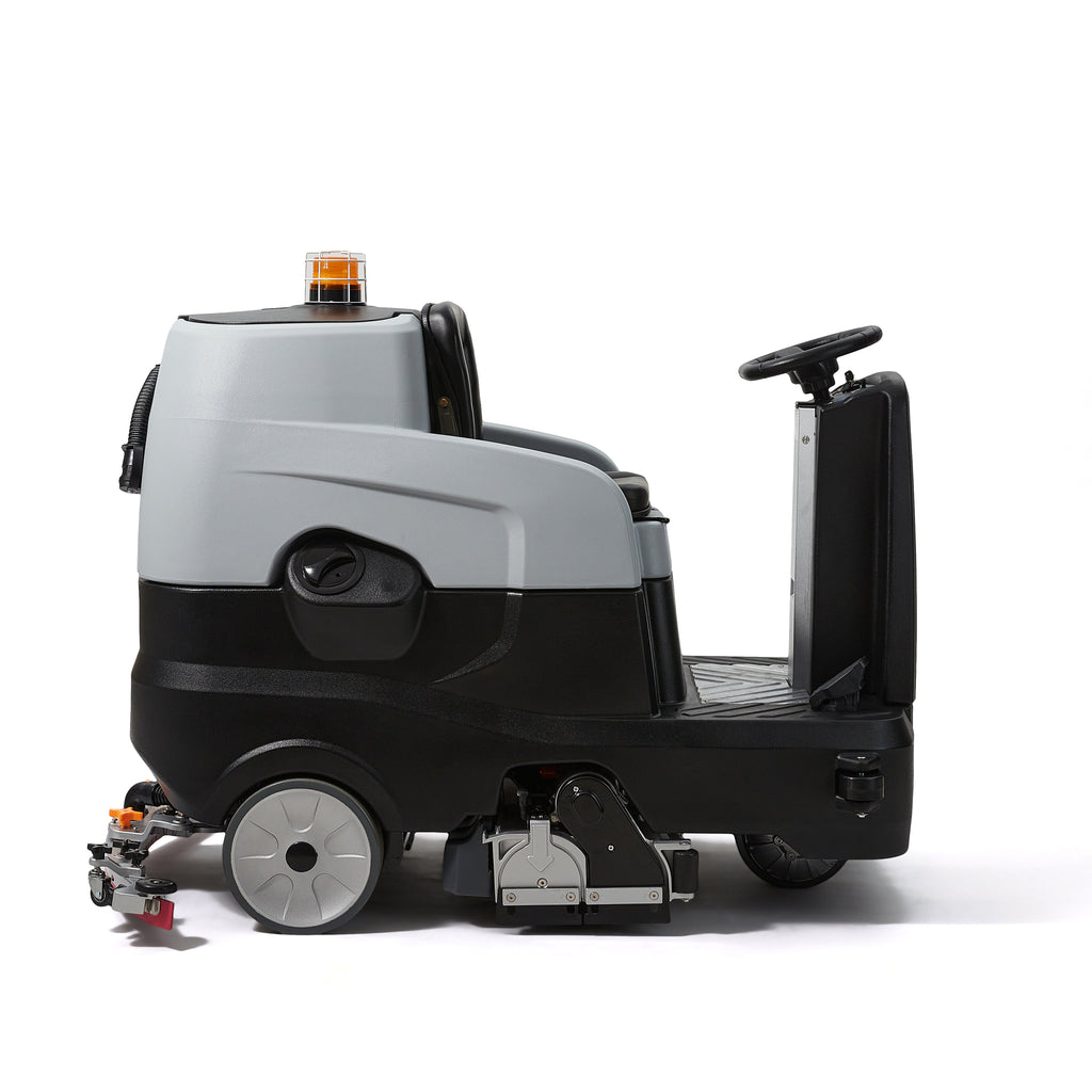 Ride on Sweep & Scrub Floor Cleaning Machine 31.5 in. Cleaning Path, 47 in. Squeegee