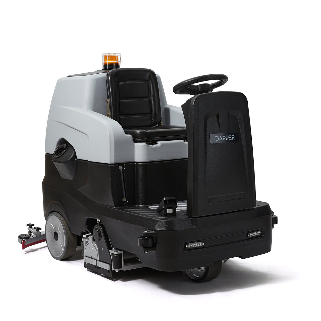 Ride on Sweep & Scrub Floor Cleaning Machine 31.5 in. Cleaning Path, 47 in. Squeegee
