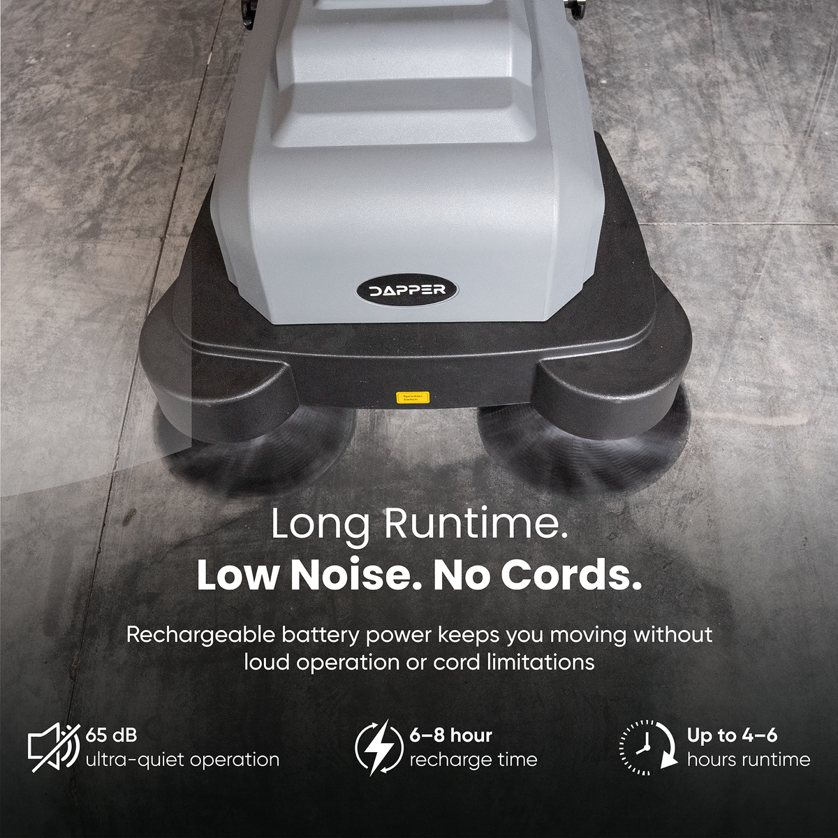 Battery Powered Floor Sweeper - 9 Gallon Capacity - 40" Sweeping Width