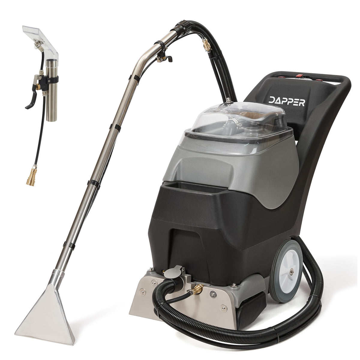 4-in-1 Cold Water Carpet Extractor Machine with Steam, Upholstery & Floor Wand