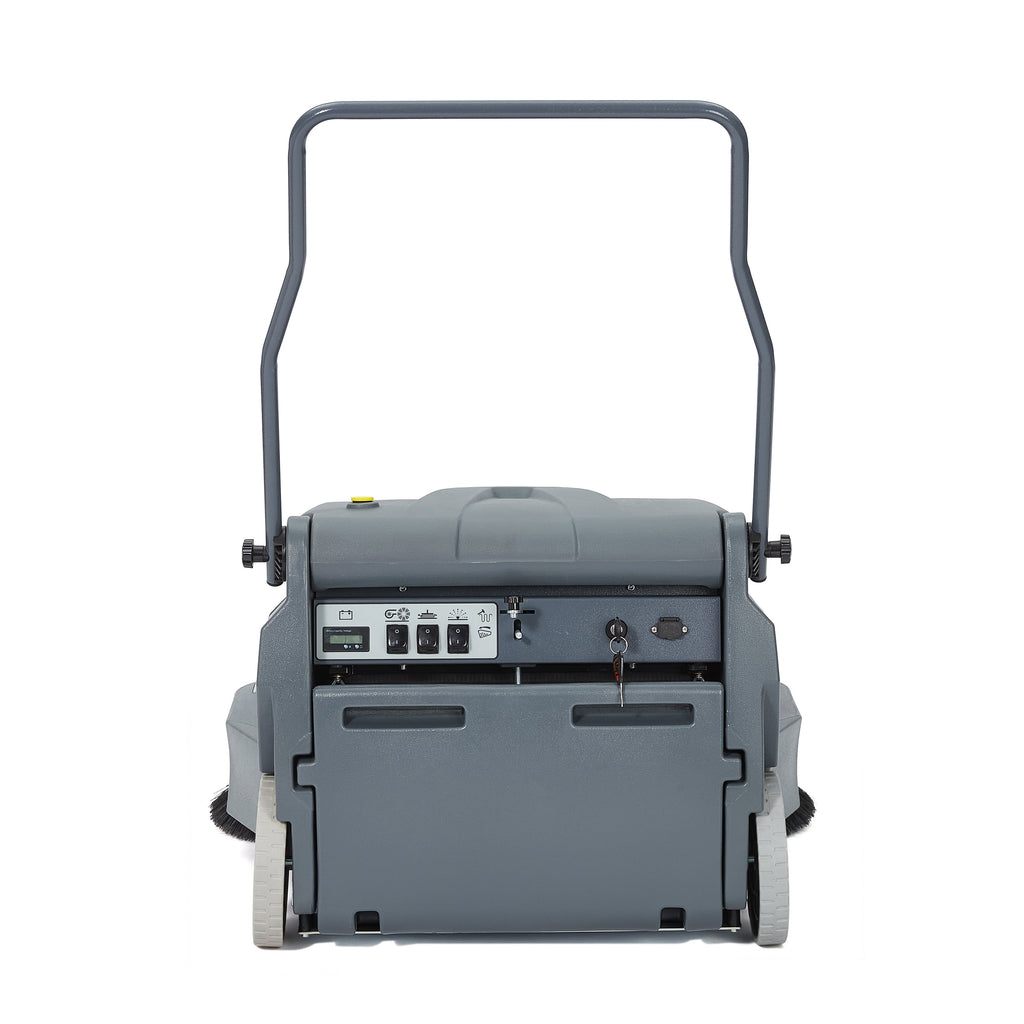 Battery Powered Floor Sweeper - 12 Gallon Capacity - 40" Sweeping Width