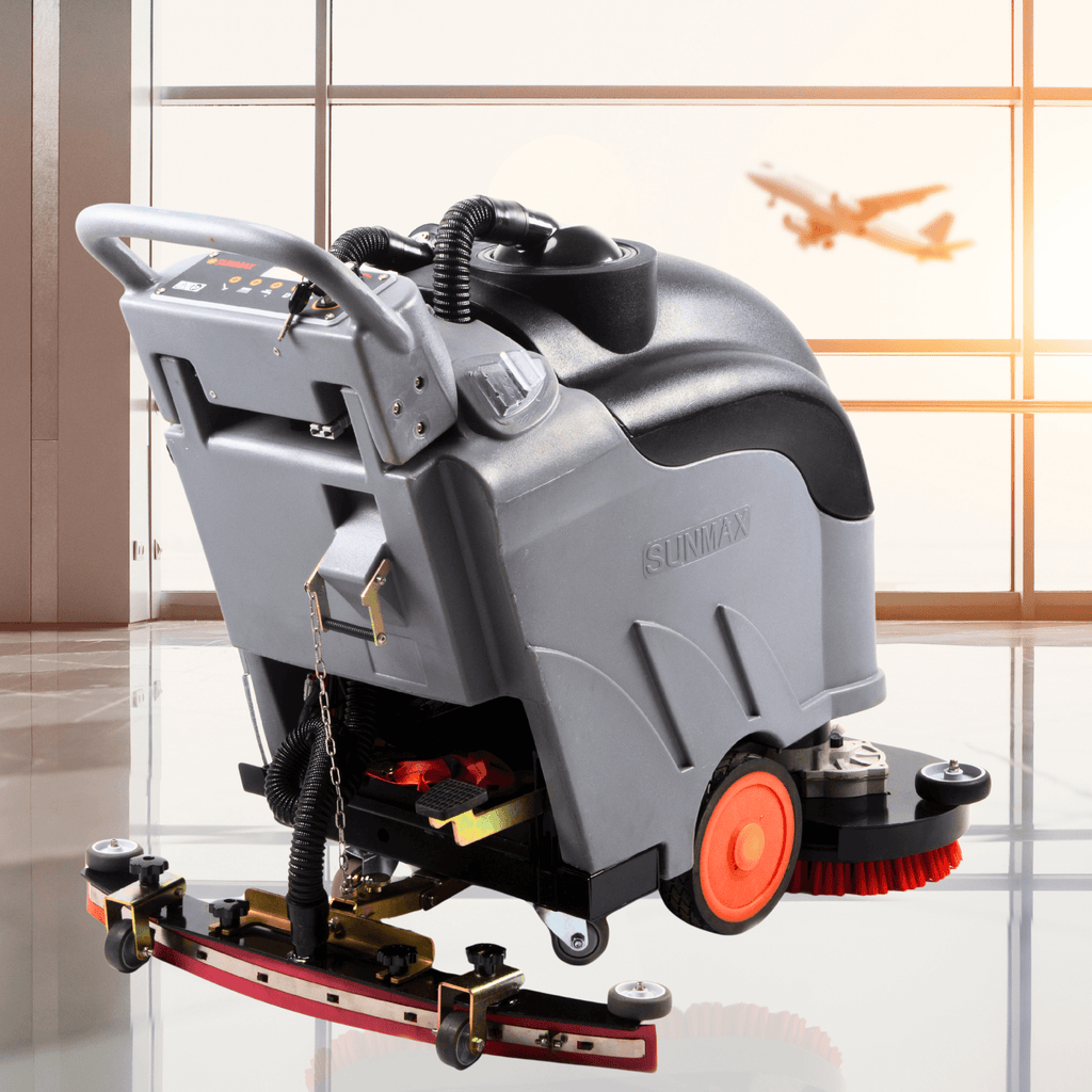 RT50DW 28" Dual Brushes Self-Propelled Floor Scrubber Dryer Machine