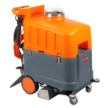 Carpet extractor cleaning commercial carpet and hard floors